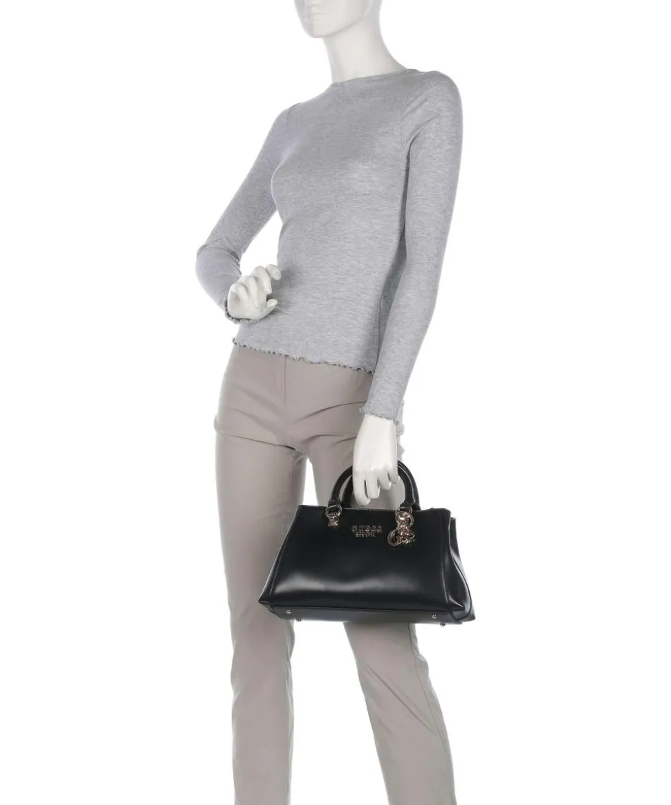 Evelune Handtasche Lederimitat schwarz