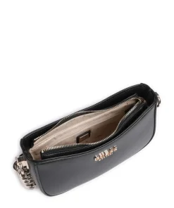 Evelune Schultertasche Lederimitat schwarz