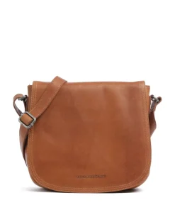 Everglades Umhängetasche Pull-Up Rindsleder cognac