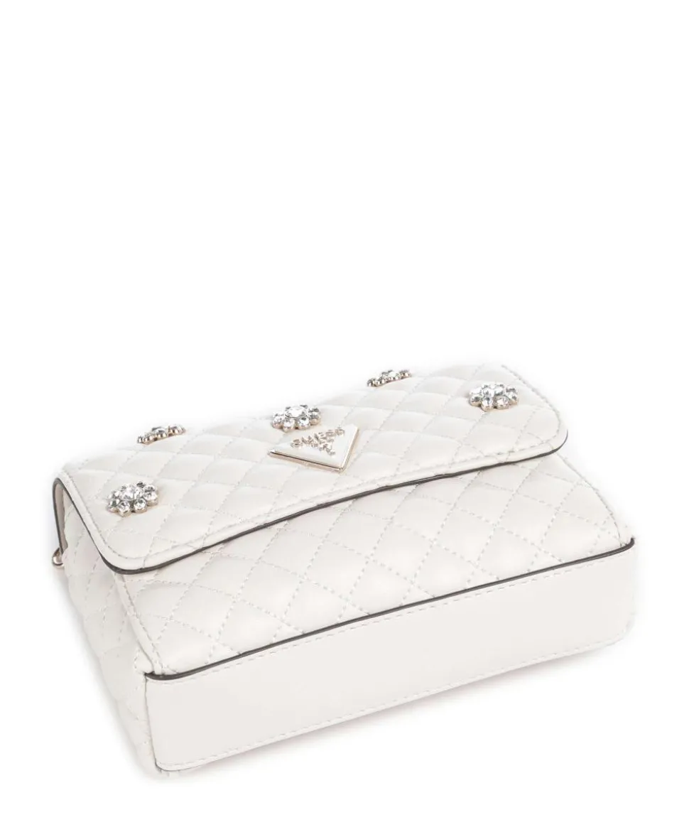 Everlee Schultertasche Lederimitat creme