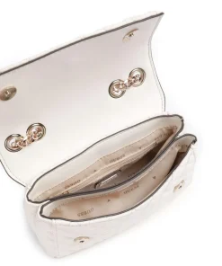 Everlee Schultertasche Lederimitat creme