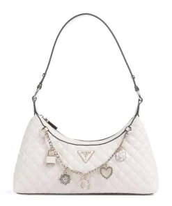 Everlee Schultertasche Lederimitat weiß