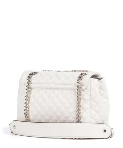 Everlee Schultertasche Lederimitat creme