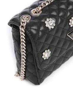 Everlee Schultertasche Lederimitat schwarz