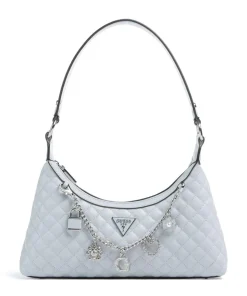 Everlee Schultertasche Lederimitat hellblau