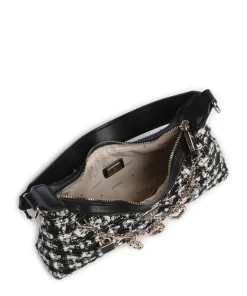 Everlee Schultertasche Polyester schwarz/weiß