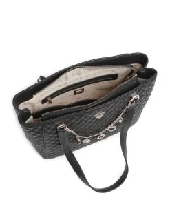 Everlee Shopper Lederimitat schwarz