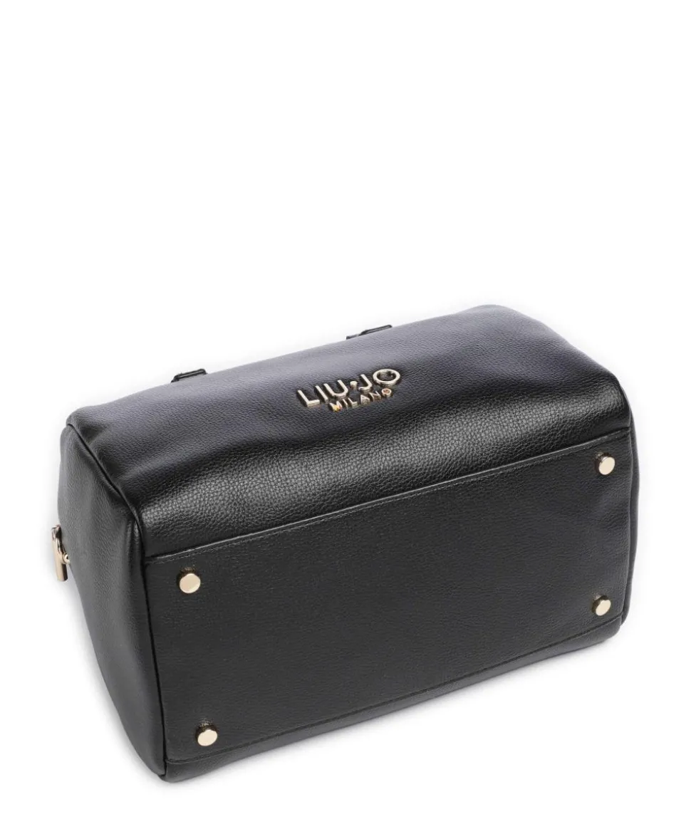 Evrim S Handtasche Lederimitat schwarz