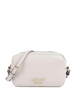 Evrim S Umhängetasche Lederimitat hellgrau