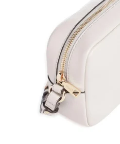 Evrim S Umhängetasche Lederimitat hellgrau