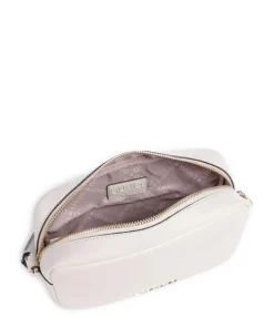 Evrim S Umhängetasche Lederimitat hellgrau