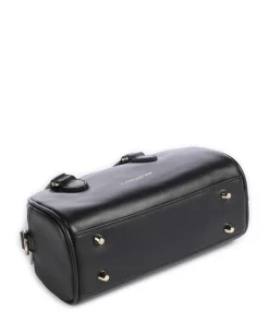 Exotic Bow Umhängetasche glattes Kalbsleder schwarz