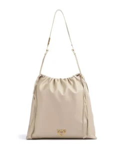 Extra Slouchy Bucket bag fein genarbtes Rindsleder beige