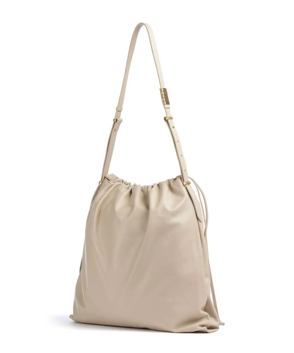Extra Slouchy Bucket bag fein genarbtes Rindsleder beige