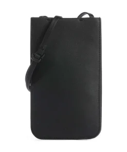 Ezra Calf Optic Handytasche fein genarbtes Leder schwarz