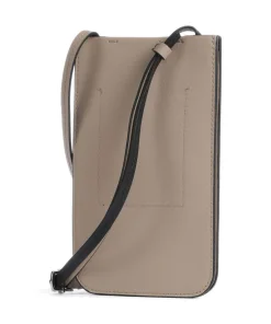 Ezra Calf Optic Handytasche fein genarbtes Leder beige