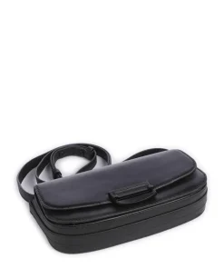 Ezra Calf Optic S Umhängetasche fein genarbtes Kalbsleder schwarz