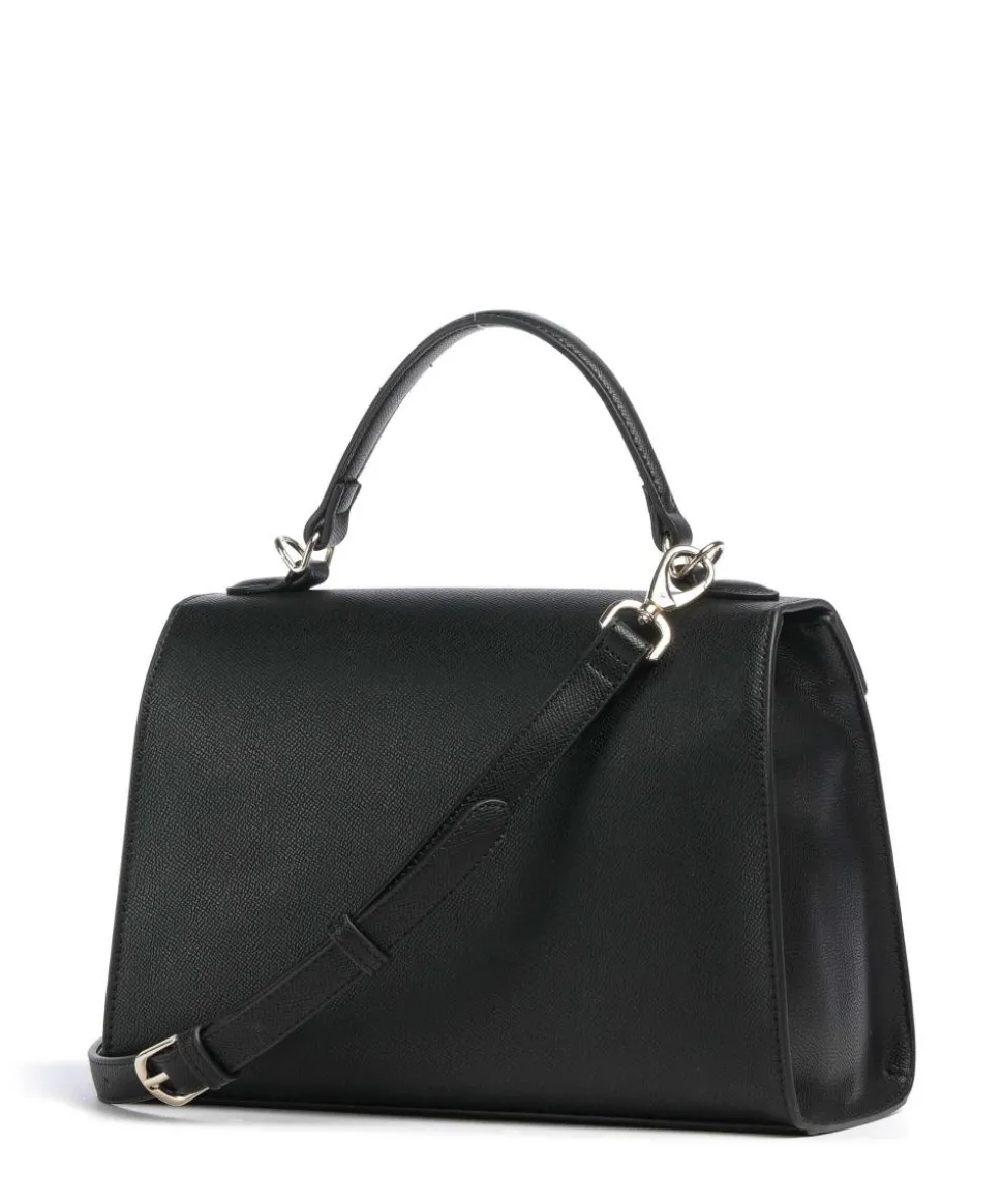 Fae Re Handtasche Lederimitat schwarz