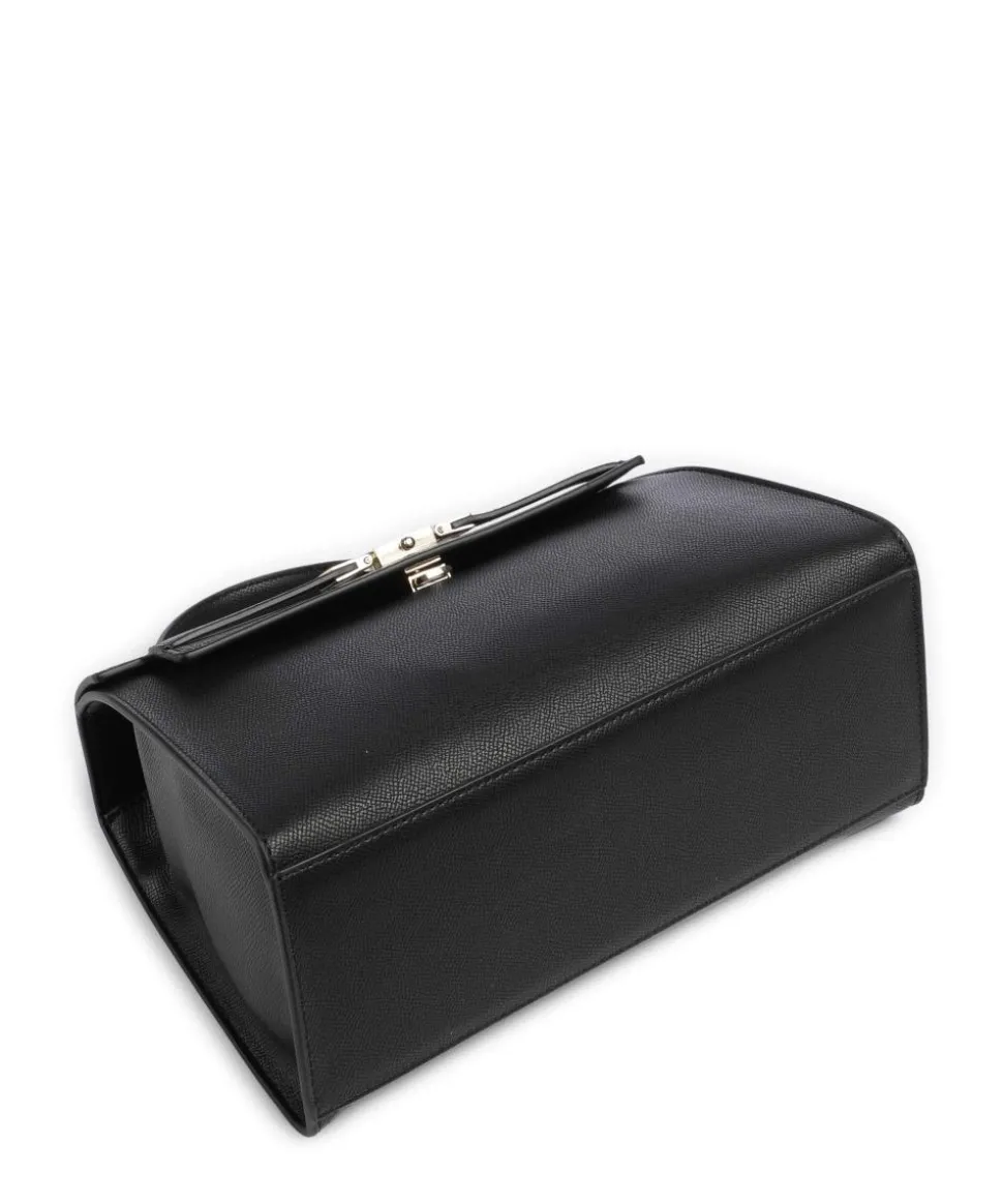 Fae Re Handtasche Lederimitat schwarz