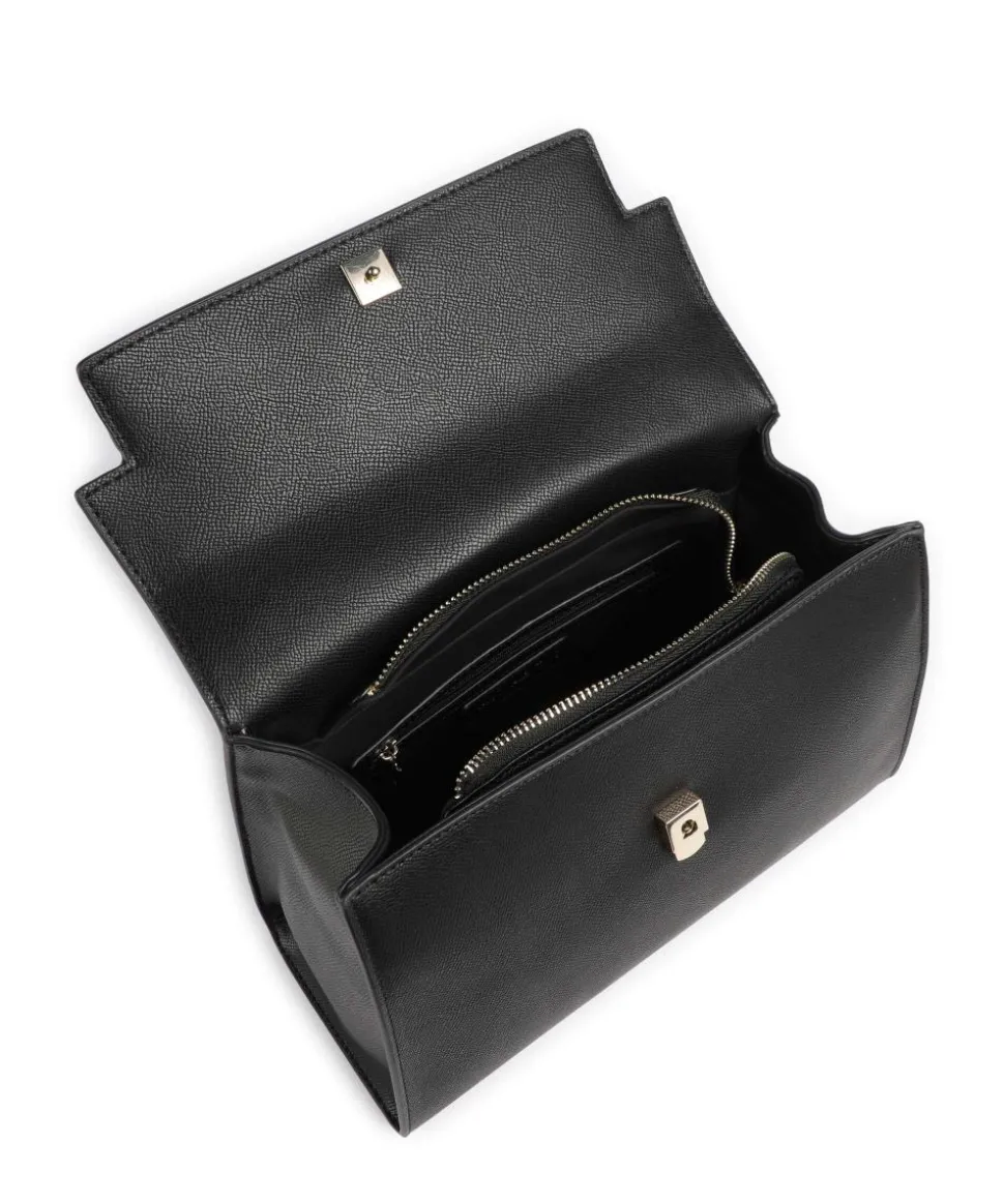 Fae Re Handtasche Lederimitat schwarz