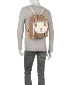 Fairies & Friends Macaroon Mini Rucksack Kunstfell hellbraun