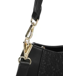 Falak Re Schultertasche Lederimitat schwarz