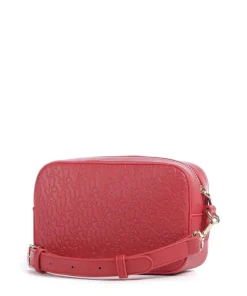 Falak Re Umhängetasche Lederimitat dunkelrot