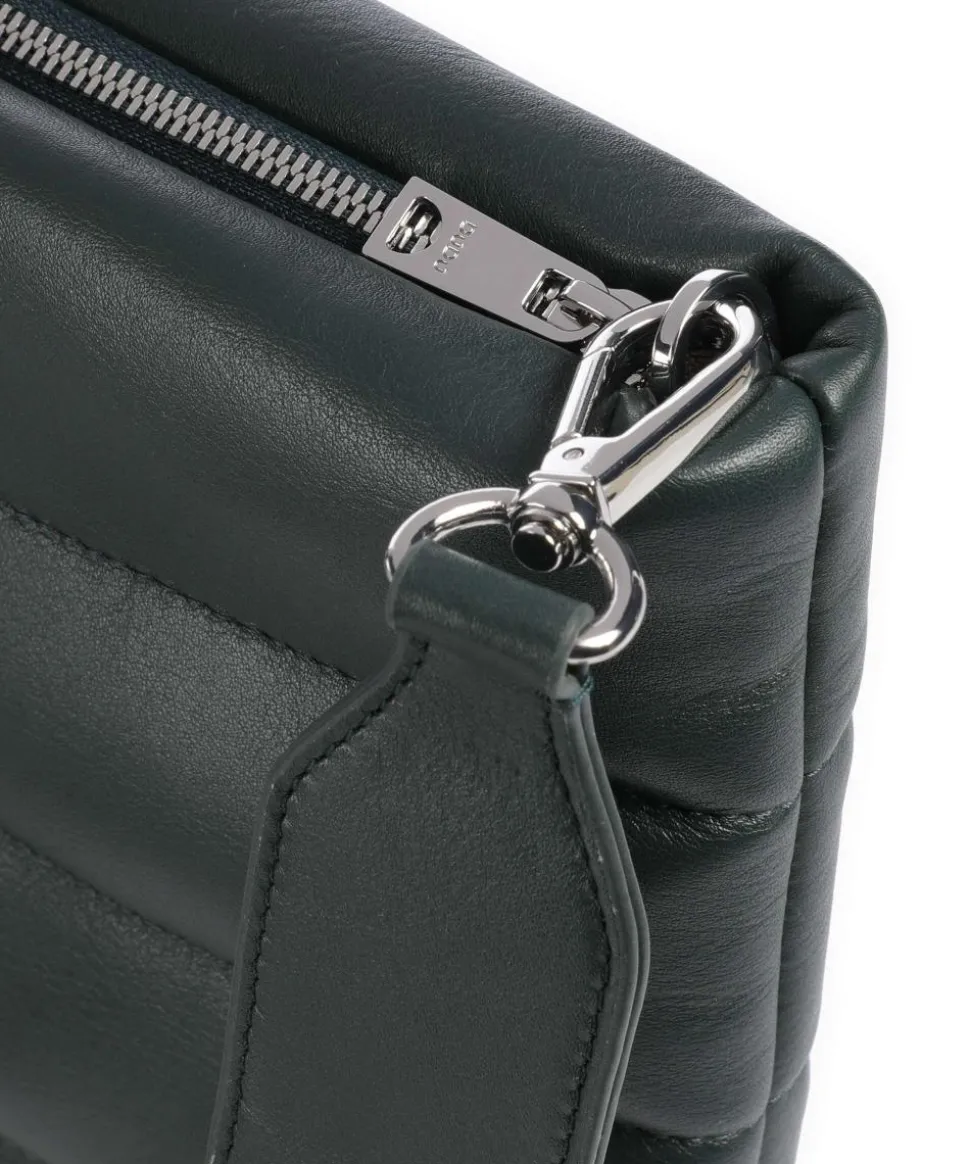 Falkland Umhängetasche fein genarbtes Leder dunkelgrün