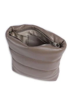 Falkland Umhängetasche fein genarbtes Leder taupe