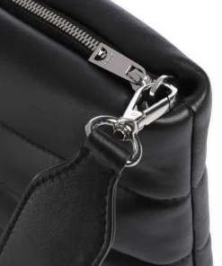 Falkland Umhängetasche fein genarbtes Leder schwarz