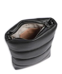 Falkland Umhängetasche fein genarbtes Leder schwarz