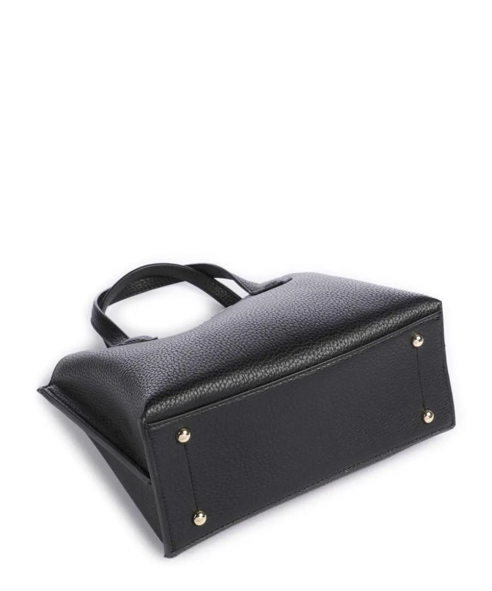 Fall Re Handtasche Lederimitat schwarz