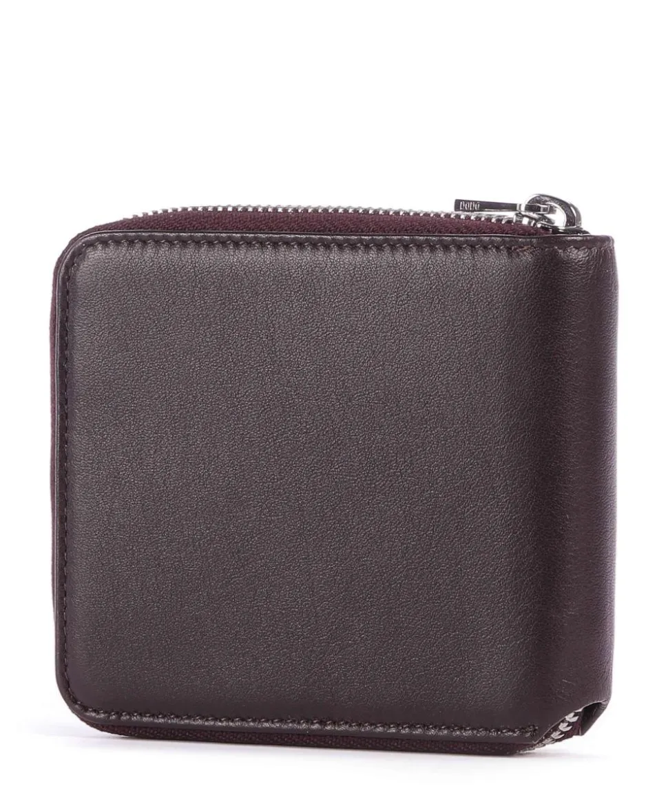 Faro RFID Geldbörse fein genarbtes Kalbsleder wein