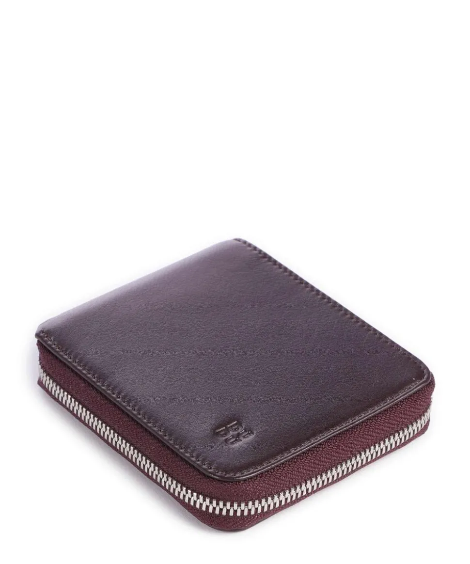 Faro RFID Geldbörse fein genarbtes Kalbsleder wein