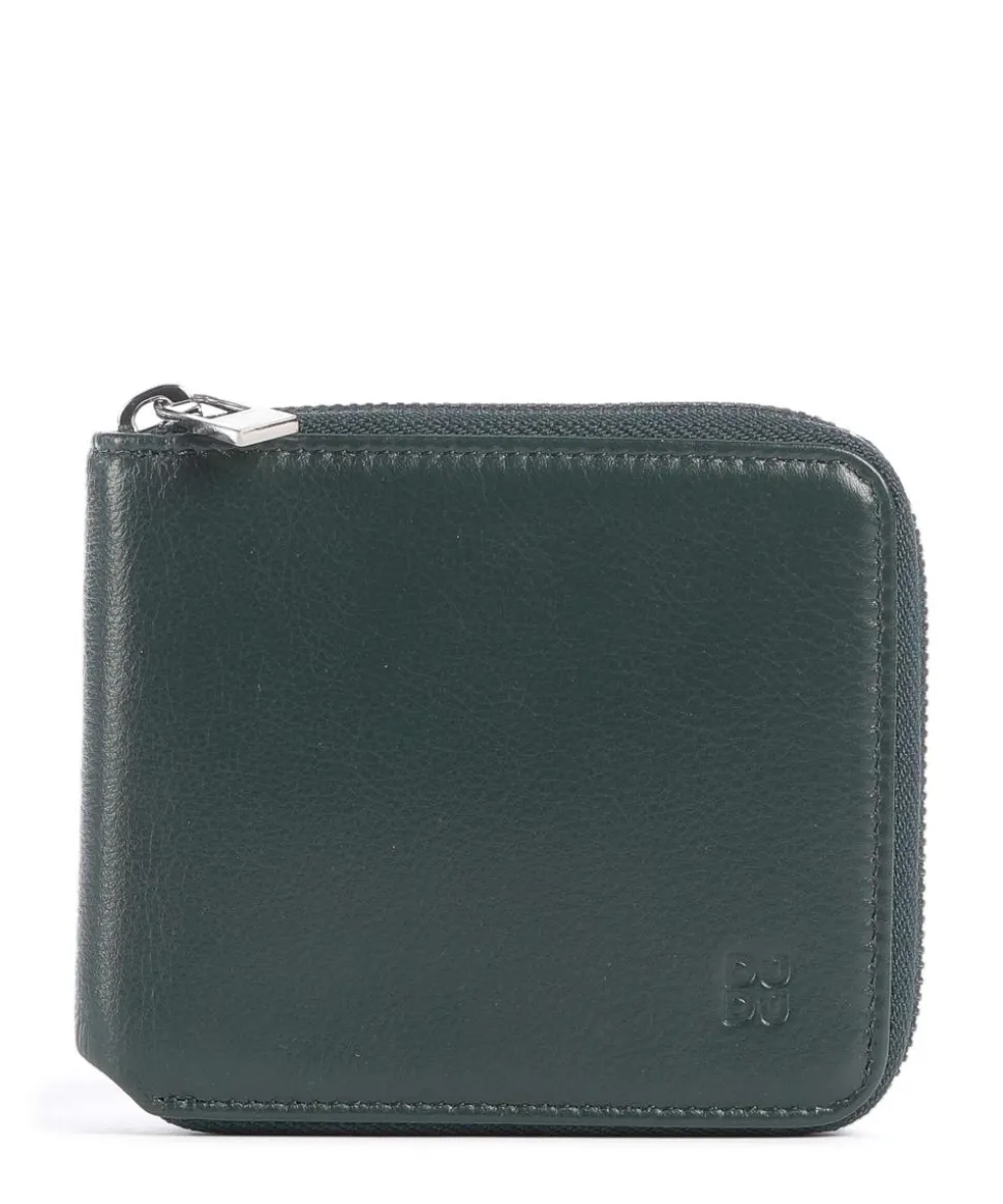 Faro RFID Geldbörse fein genarbtes Kalbsleder dunkelgrün