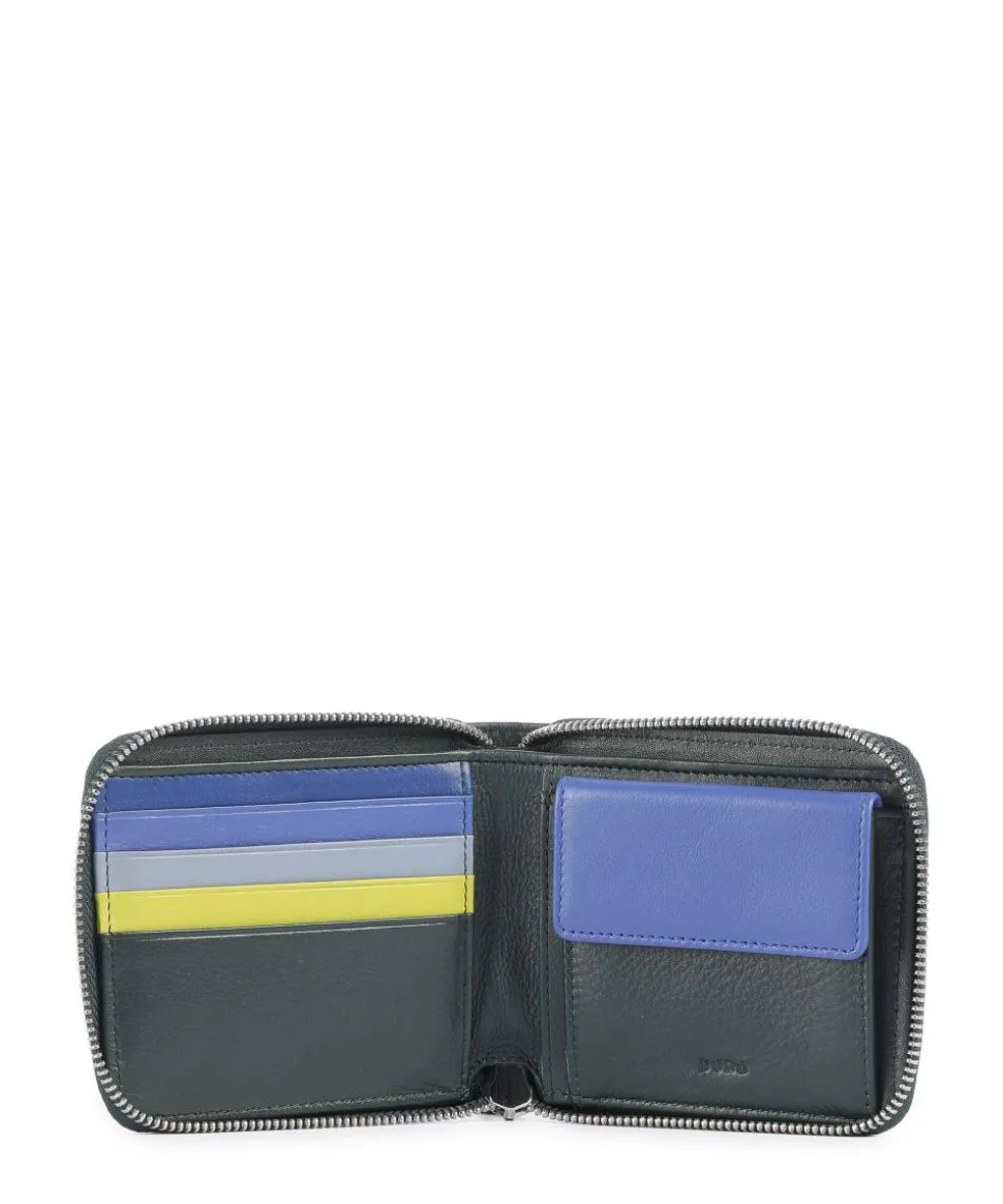 Faro RFID Geldbörse fein genarbtes Kalbsleder dunkelgrün