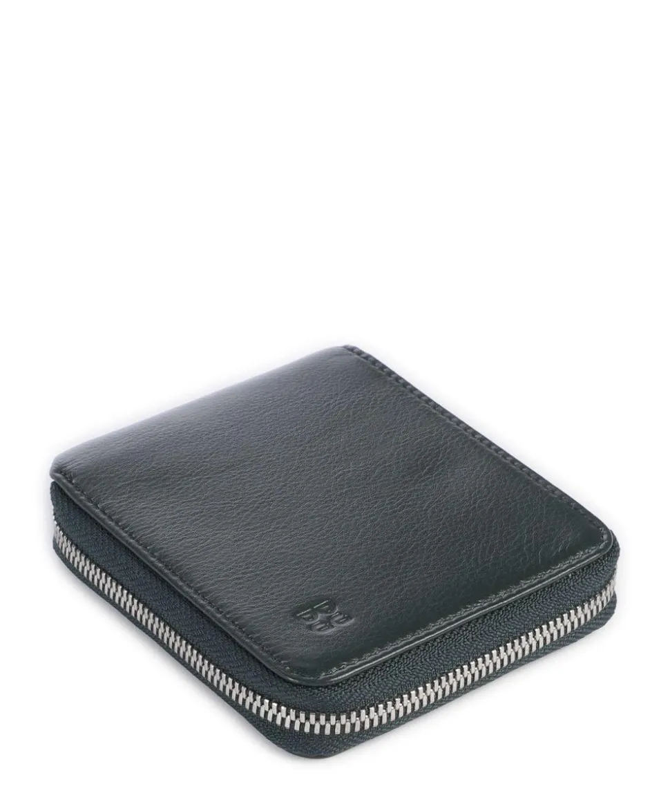 Faro RFID Geldbörse fein genarbtes Kalbsleder dunkelgrün