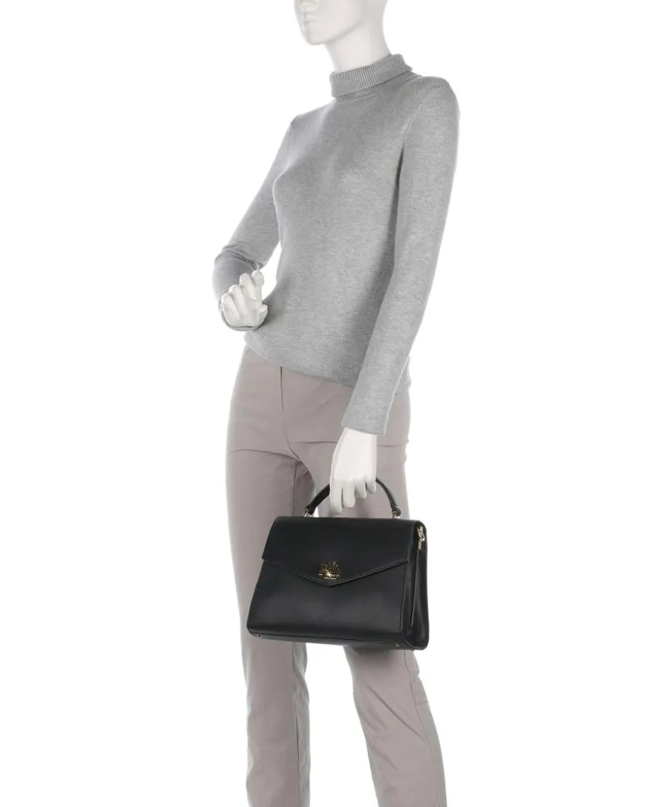 Farrah 27 Handtasche fein genarbtes Rindsleder schwarz