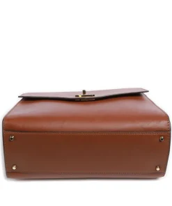 Farrah 27 Handtasche fein genarbtes Rindsleder braun