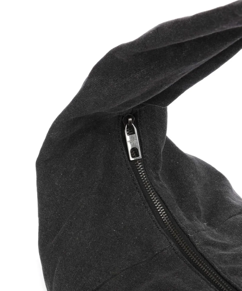 Farrah Denim L Beuteltasche Baumwolle schwarz