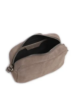 Farrah Suede S Umhängetasche Veloursleder taupe