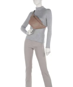 Fashion Favorites Gürteltasche weiches Rindsleder taupe