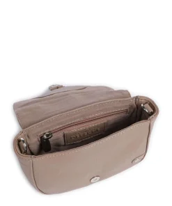 Fashion Favorites Umhängetasche genarbtes Leder taupe