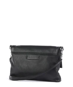 Fashion Favourites Umhängetasche Schafsleder schwarz