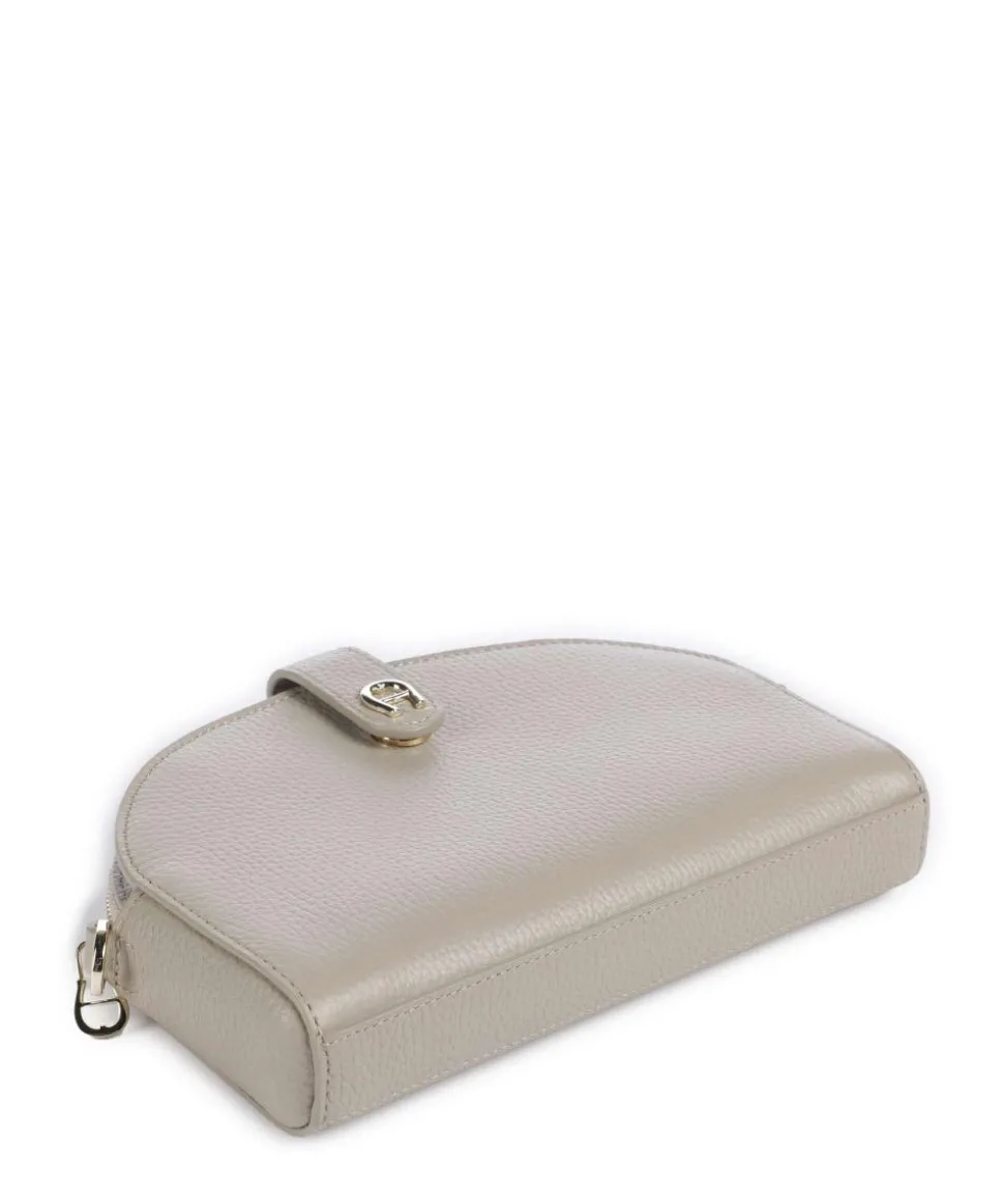 Fashion Handytasche genarbtes Rindsleder grau