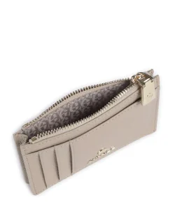 Fashion Kreditkartenetui genarbtes Rindsleder beige