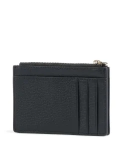 Fashion Kreditkartenetui genarbtes Rindsleder navy