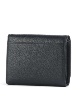 Fashion RFID Geldbörse genarbtes Rindsleder schwarz