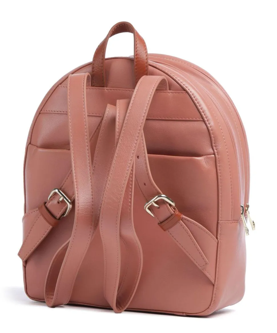 Favignana Rucksack fein genarbtes Kalbsleder altrosa