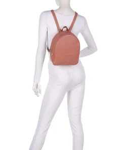 Favignana Rucksack fein genarbtes Kalbsleder altrosa